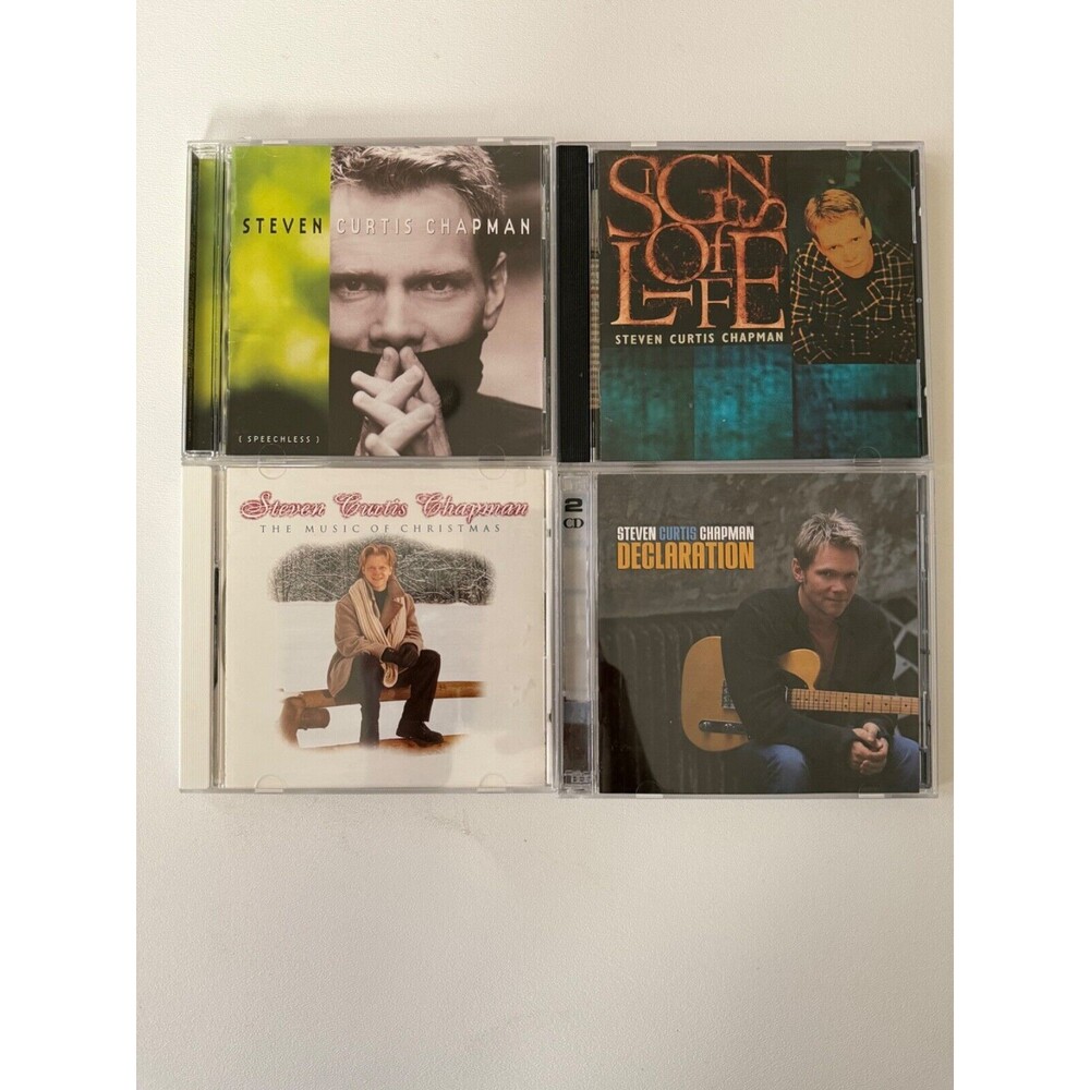 Steven Curtis Chapman Speechless Signs of LIfe Christmas Declaration CD Lot